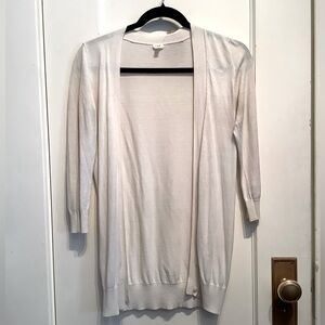 Cream Cardigan With Buttons